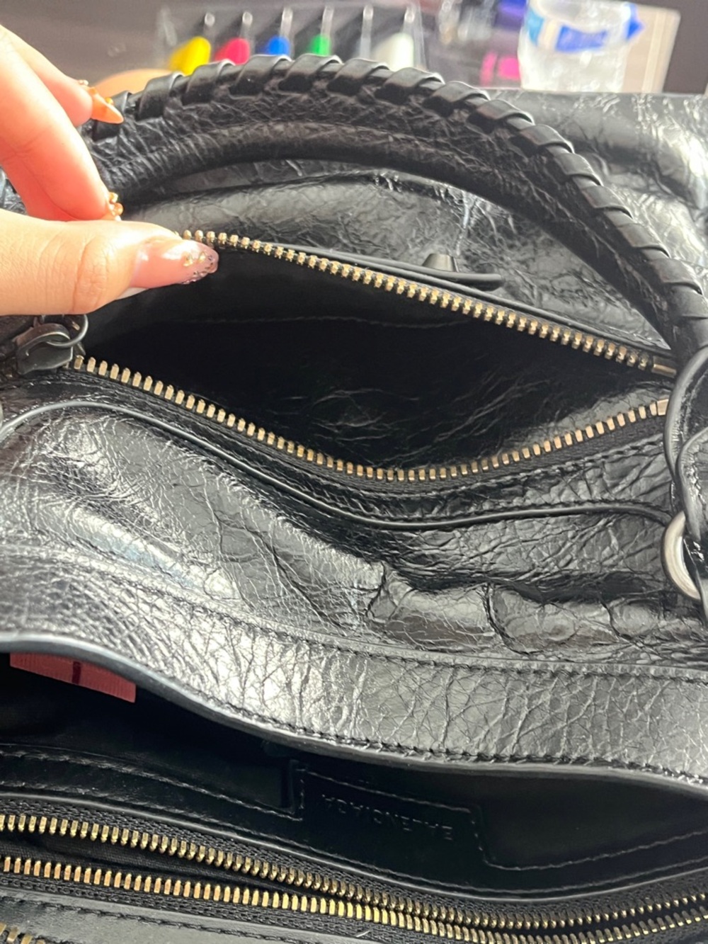 BALENCIAGA MEDIUM CITY BAG BLACK - Picture 5 of 16